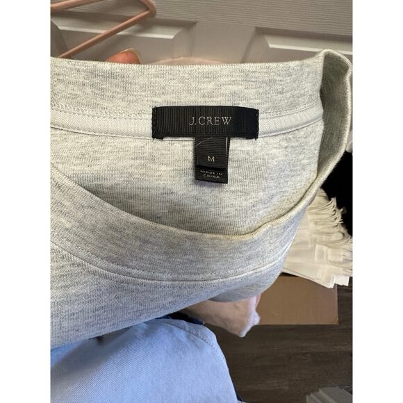 J. Crew Grey Sweatshirt w Sequins Sz M - Picture 6 of 6